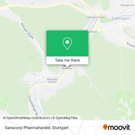 Карта Sanacorp Pharmahandel
