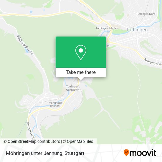Möhringen unter Jennung map