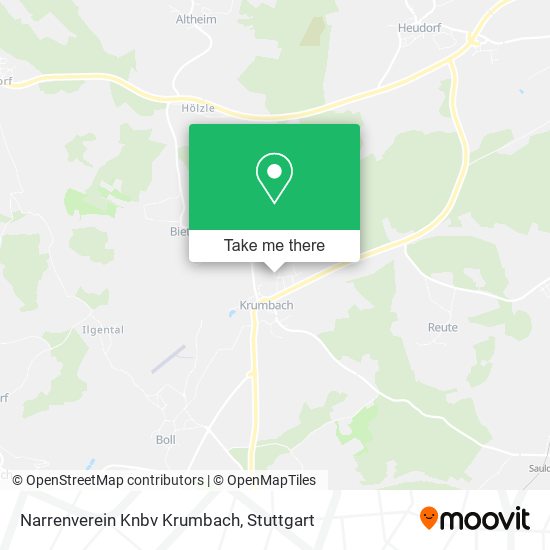 Narrenverein Knbv Krumbach map