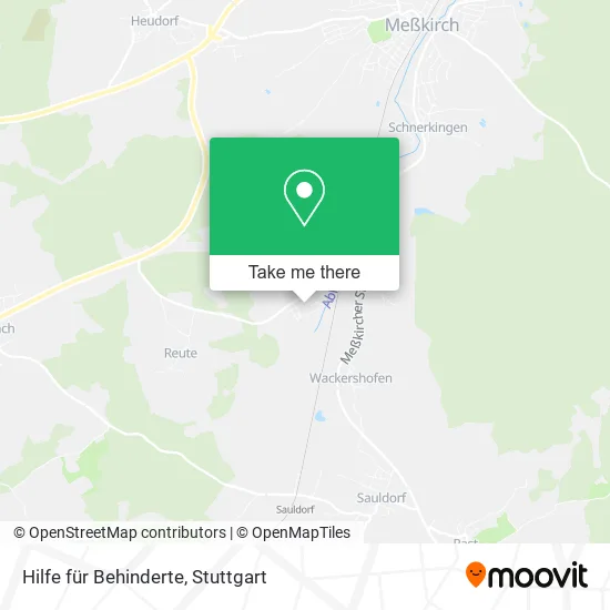 Hilfe für Behinderte map