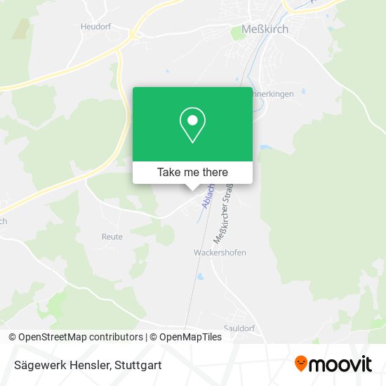 Sägewerk Hensler map