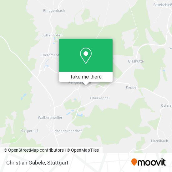 Christian Gabele map