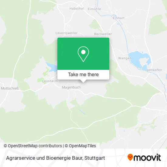 Карта Agrarservice und Bioenergie Baur
