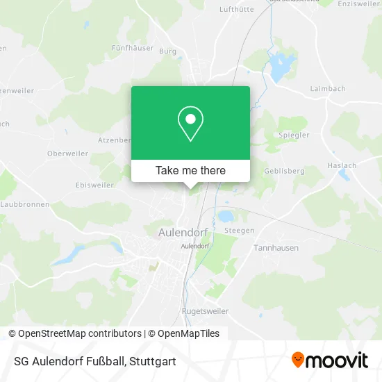 Карта SG Aulendorf Fußball