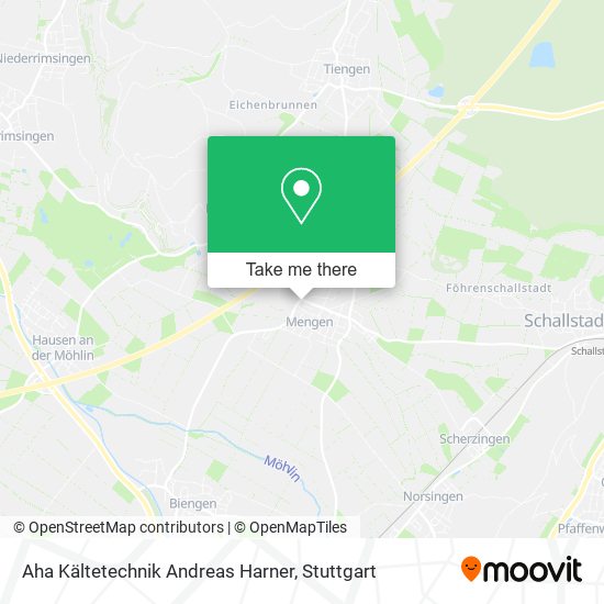 Aha Kältetechnik Andreas Harner map