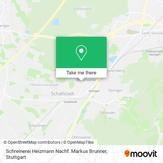 Карта Schreinerei Heizmann Nachf. Markus Brunner