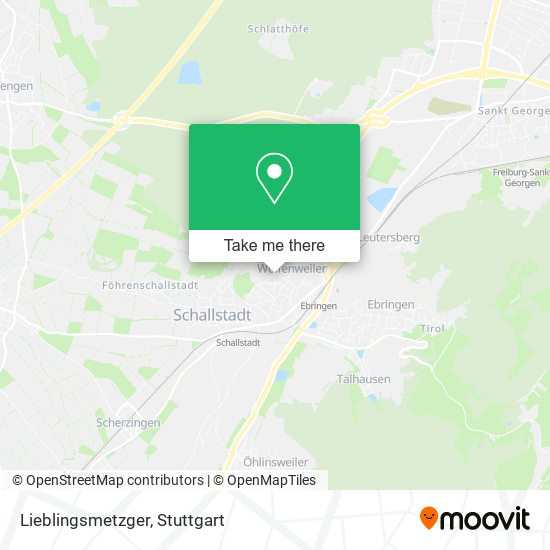 Карта Lieblingsmetzger