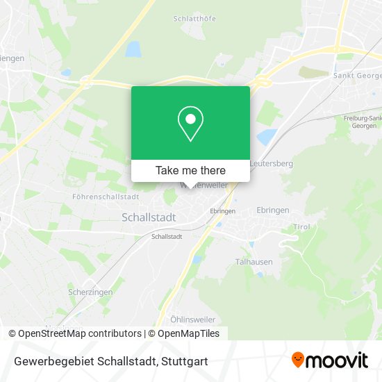 Gewerbegebiet Schallstadt map