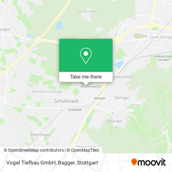 Vogel Tiefbau GmbH, Bagger map