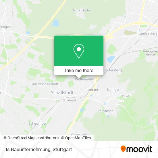 Карта Is Bauunternehmung