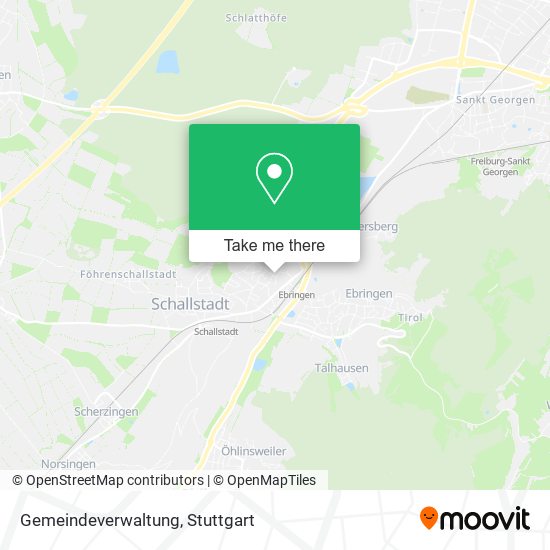 Gemeindeverwaltung map