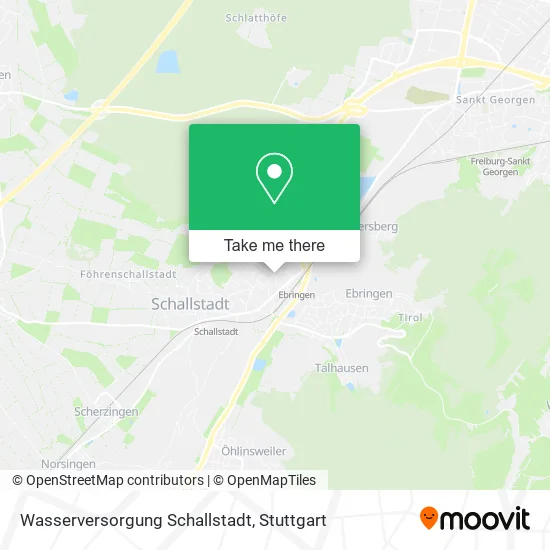 Карта Wasserversorgung Schallstadt
