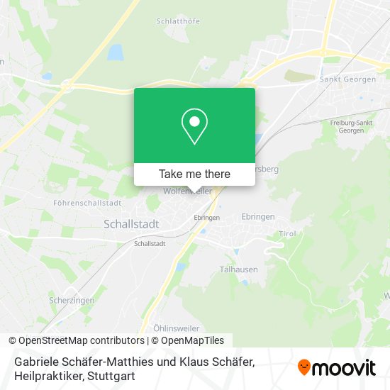 Gabriele Schäfer-Matthies und Klaus Schäfer, Heilpraktiker map