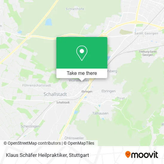 Карта Klaus Schäfer Heilpraktiker