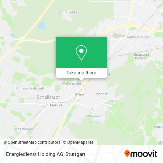 Карта Energiedienst Holding AG