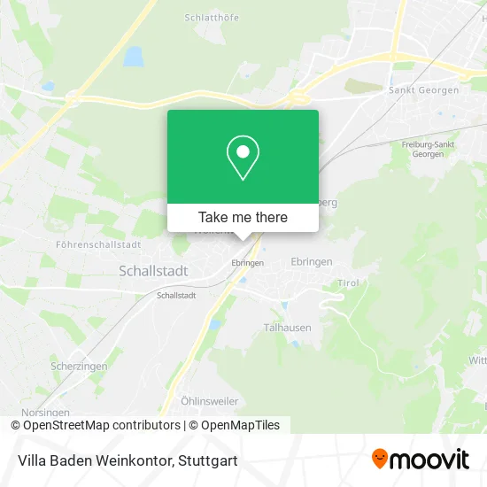 Карта Villa Baden Weinkontor
