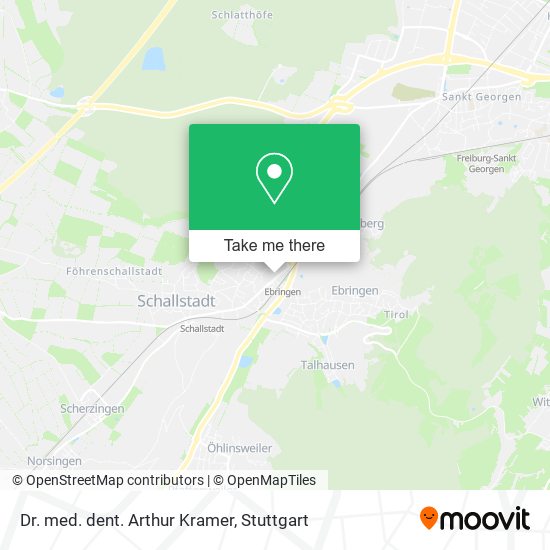 Dr. med. dent. Arthur Kramer map