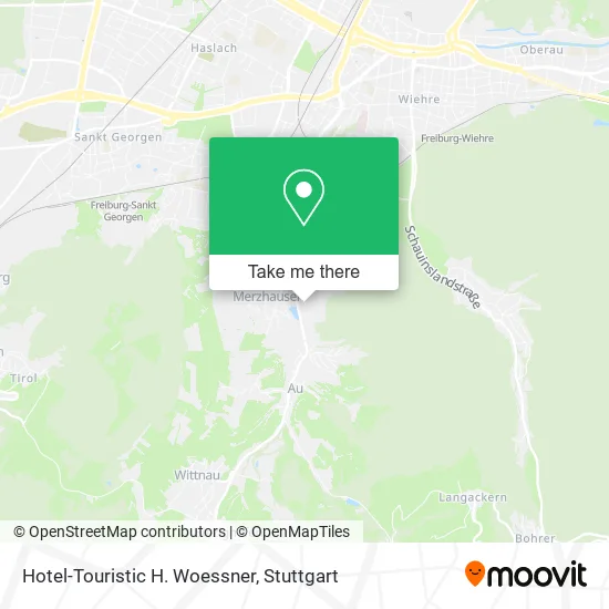 Карта Hotel-Touristic H. Woessner