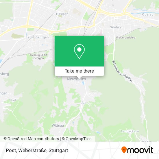 Post, Weberstraße map