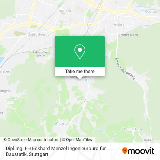 Карта Dipl.Ing. FH Eckhard Menzel Ingenieurbüro für Baustatik