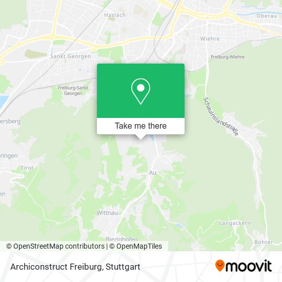 Archiconstruct Freiburg map