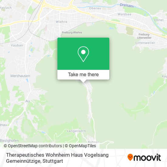 Карта Therapeutisches Wohnheim Haus Vogelsang Gemeinnützige