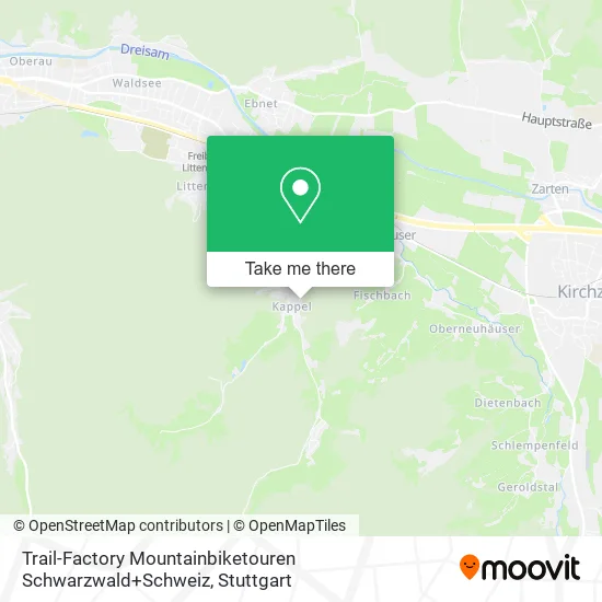 Карта Trail-Factory Mountainbiketouren Schwarzwald+Schweiz