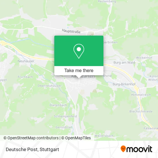 Deutsche Post map