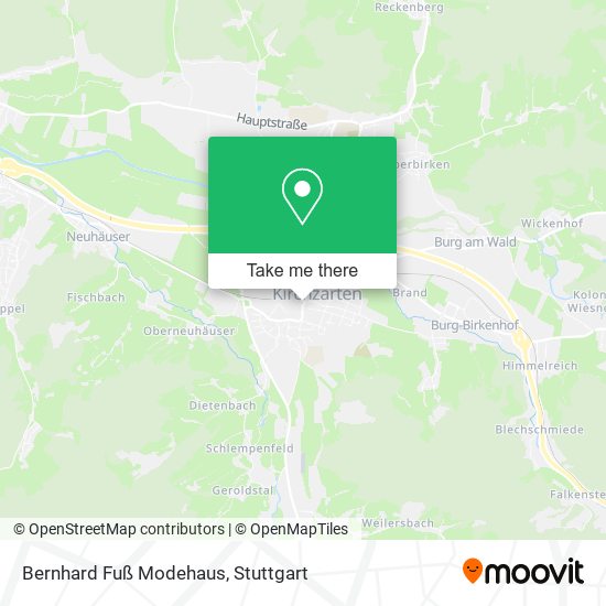 Bernhard Fuß Modehaus map