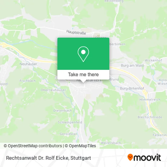 Карта Rechtsanwalt Dr. Rolf Eicke