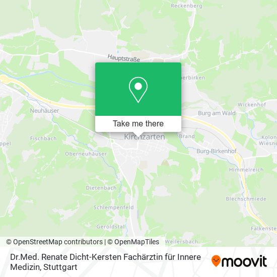 Dr.Med. Renate Dicht-Kersten Fachärztin für Innere Medizin map