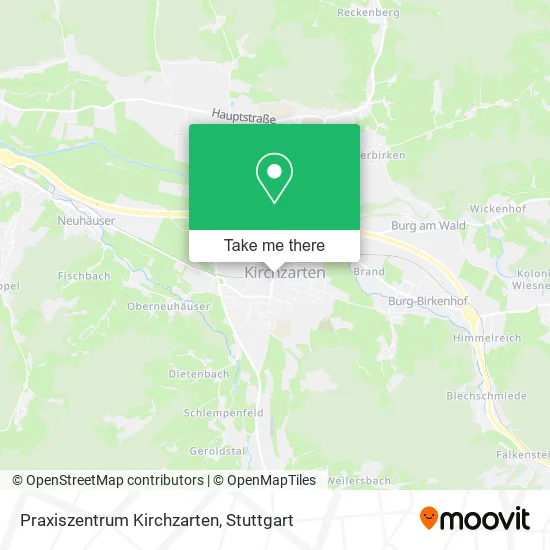 Карта Praxiszentrum Kirchzarten