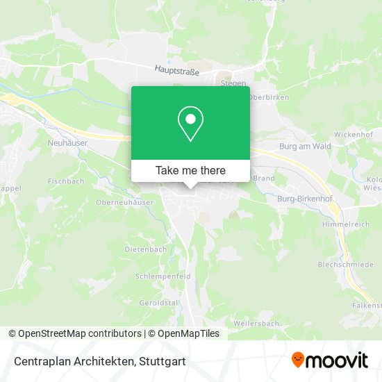 Centraplan Architekten map