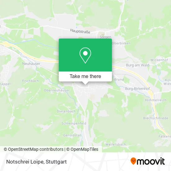 Карта Notschrei Loipe