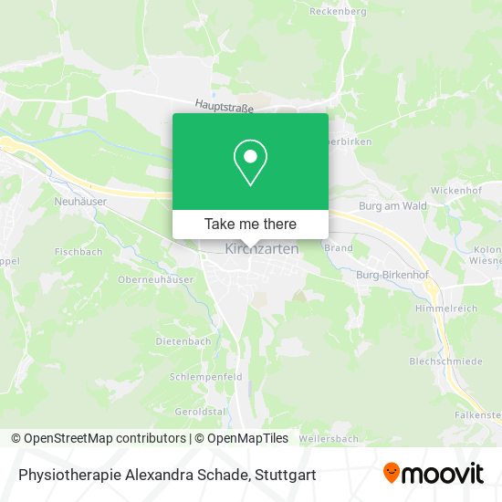 Physiotherapie Alexandra Schade map