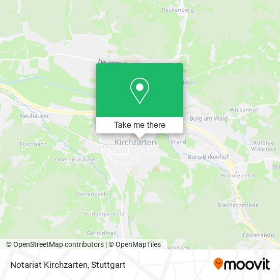 Notariat Kirchzarten map