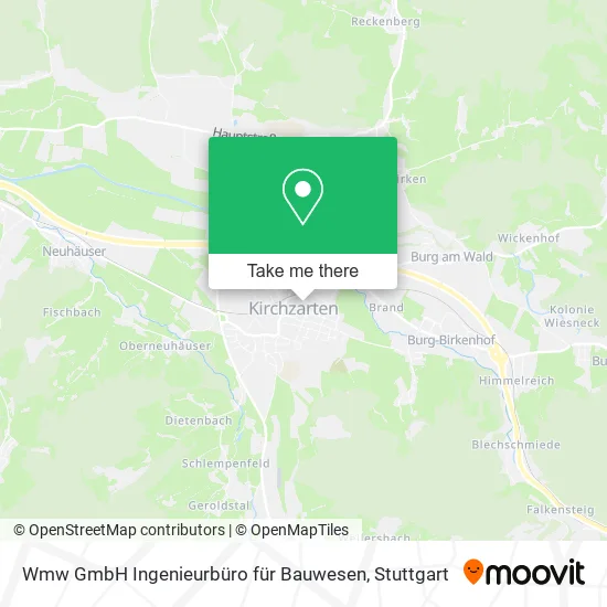 Карта Wmw GmbH Ingenieurbüro für Bauwesen