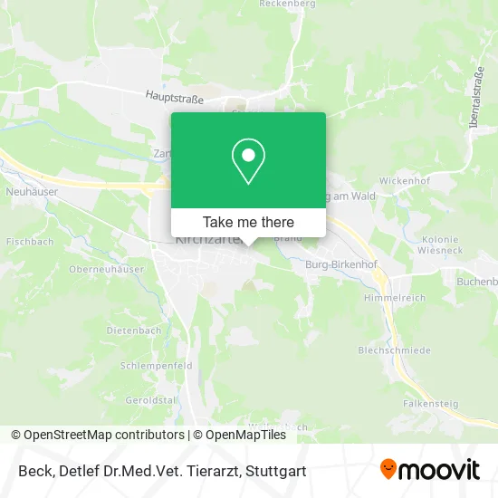 Карта Beck, Detlef Dr.Med.Vet. Tierarzt