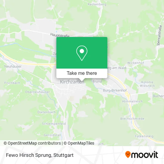Карта Fewo Hirsch Sprung
