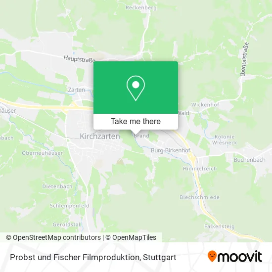 Карта Probst und Fischer Filmproduktion