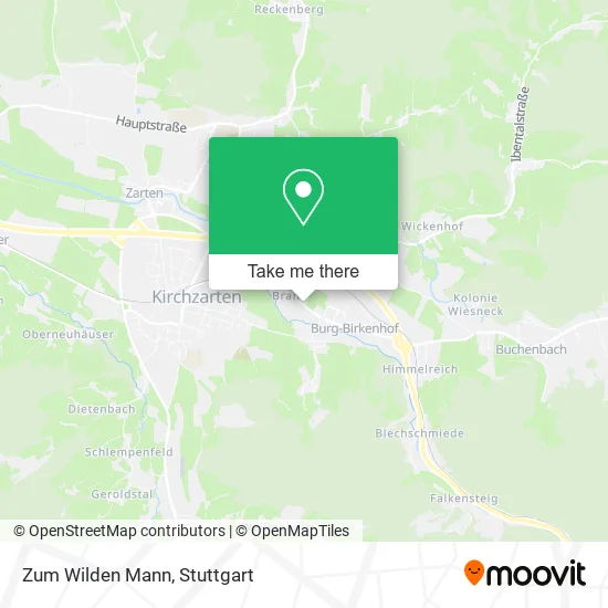 Карта Zum Wilden Mann