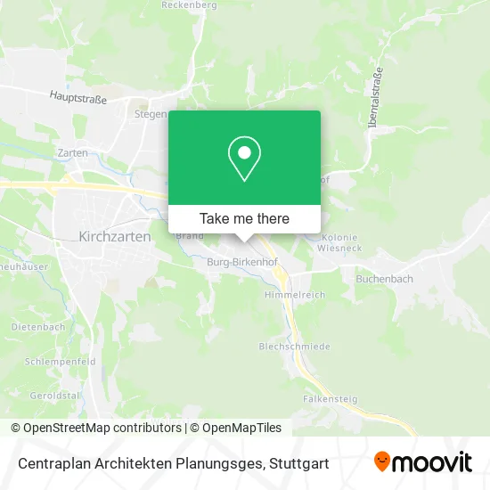 Карта Centraplan Architekten Planungsges