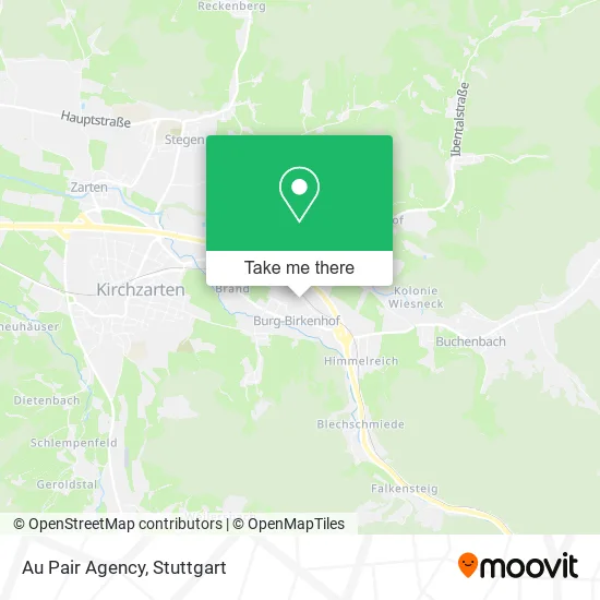 Карта Au Pair Agency
