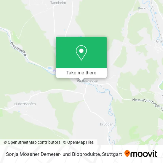 Карта Sonja Mössner Demeter- und Bioprodukte