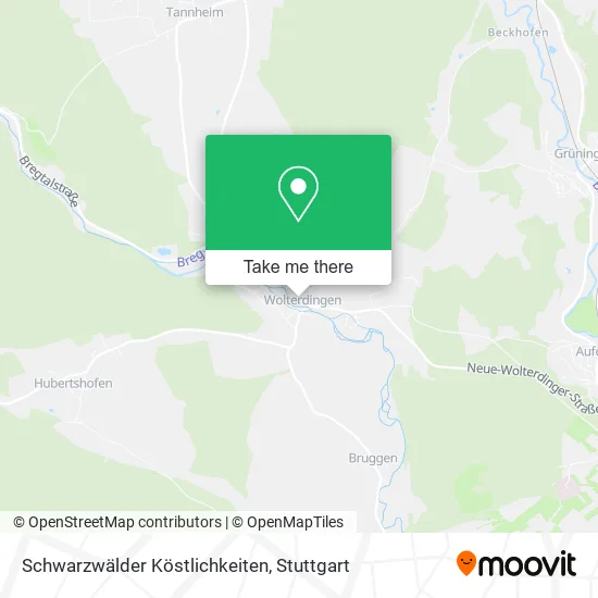 Карта Schwarzwälder Köstlichkeiten