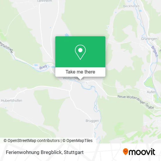 Карта Ferienwohnung Bregblick