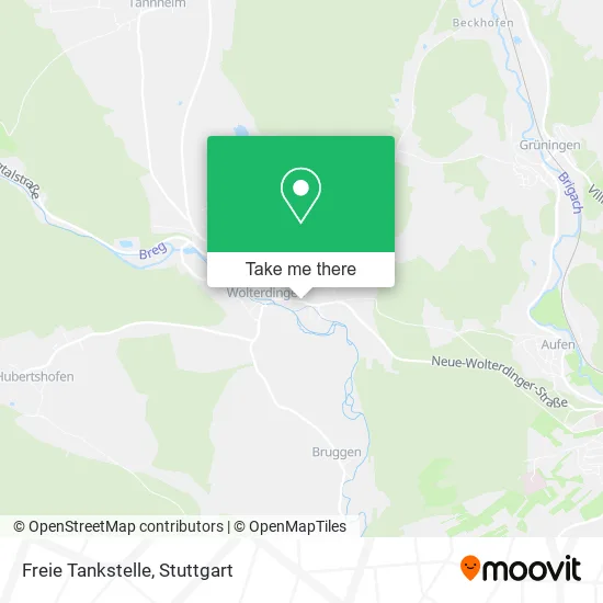 Карта Freie Tankstelle