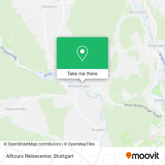Карта Alltours Reisecenter
