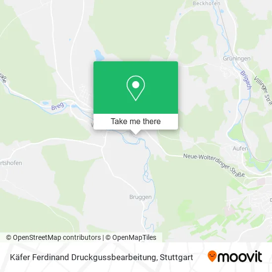 Карта Käfer Ferdinand Druckgussbearbeitung