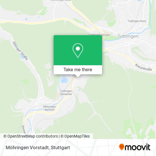 Карта Möhringen Vorstadt